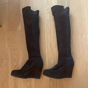 Stuart Weitzman knew high wedge boots